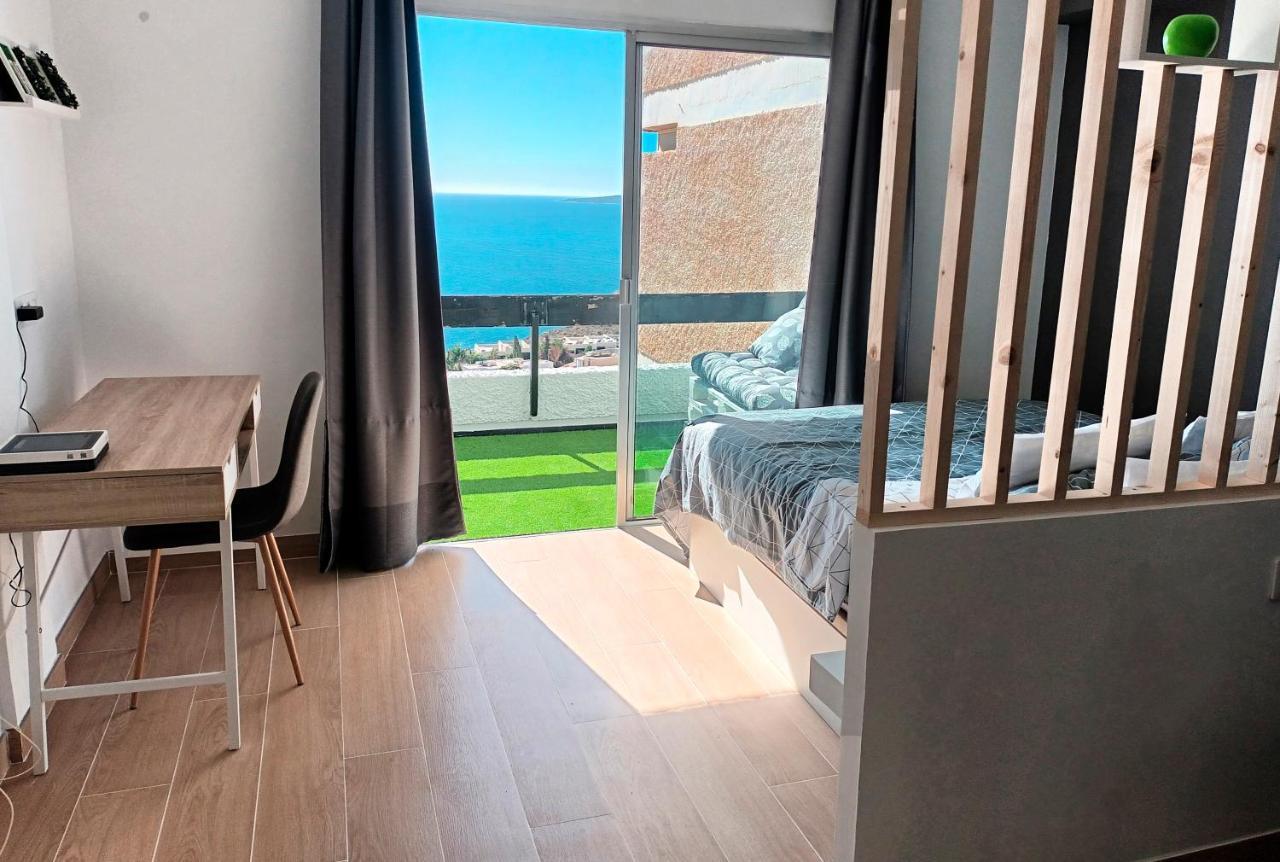 Modern Open-Plan Studio With Terrace And Sea View Tabaiba Bagian luar foto